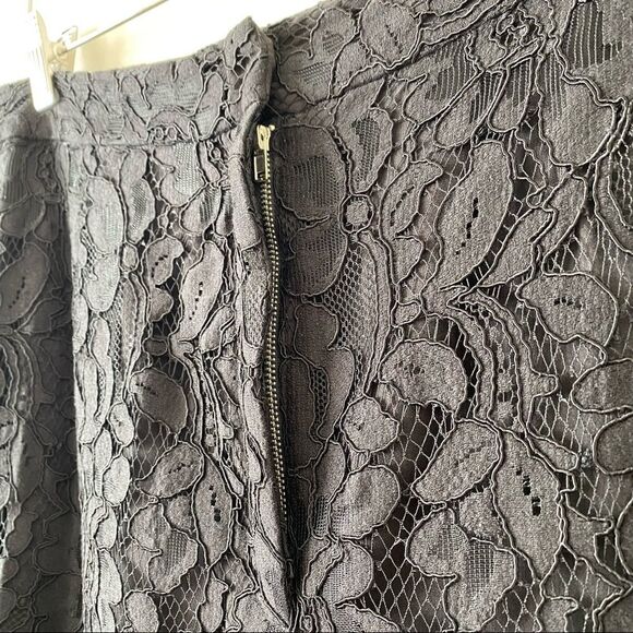 WAYF-BLACK Rennes Lace High Rise Cropped Pants (Size:XL) - Picture 8 of 13